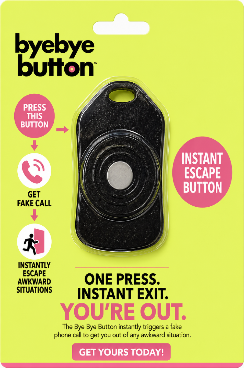 Bye Bye Button™ - Full Retail Case - 144 Units